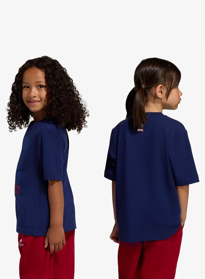 اديداس تيشيرت سبايدرمان مارفل للأطفال - Image 1